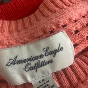 American Eagle pink sweater